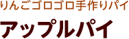 りんごゴロゴロ手作りパイ アップルパイ